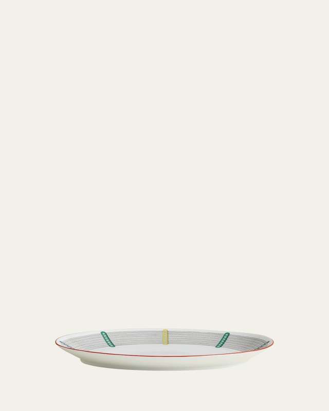 Tressages Equestres Large Oval Platter